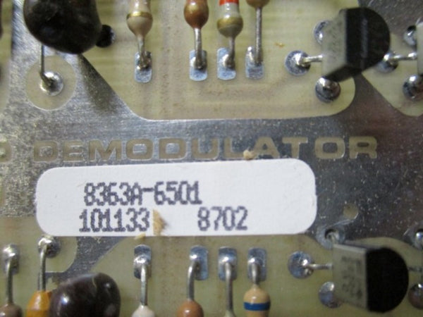 CUTLER HAMMER OPCON 8363A-6501 QUAD DEMODULATOR BOARD  UNMP