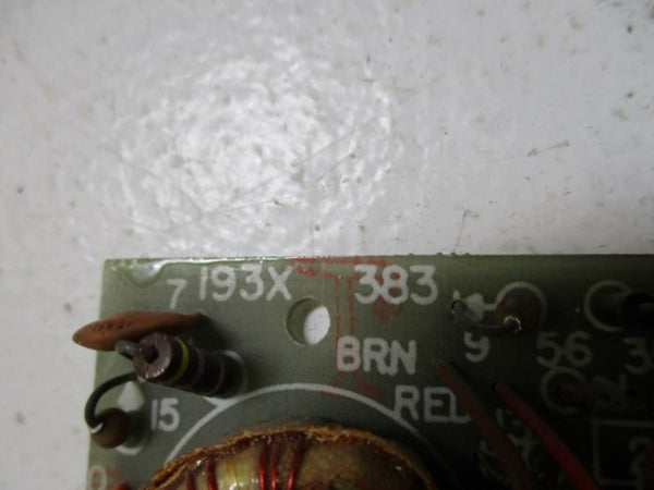 GENERAL ELECTRIC 193X383AAG01 PC PULSE TRANSFER BOARD  NSNP