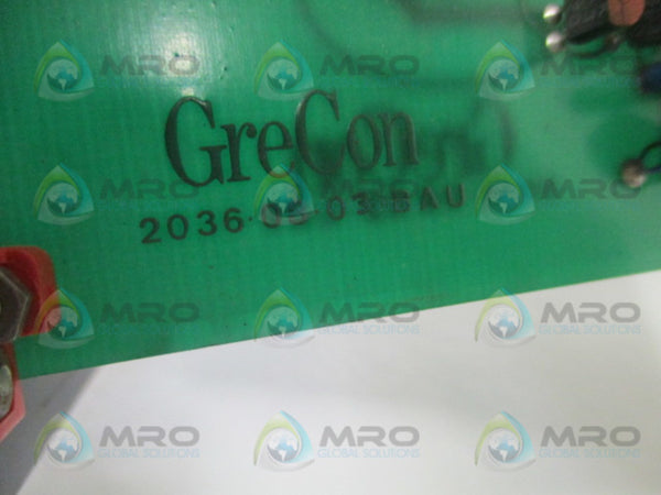 GRECON 2036-08-03-BAU PC BOARD  NSNP