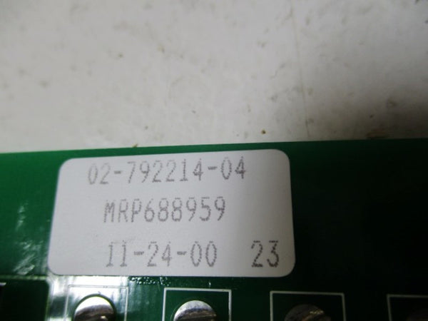 EMERSON ASSY 02-792214-04 INVERTER BASE DRIVE BOARD  NSNP