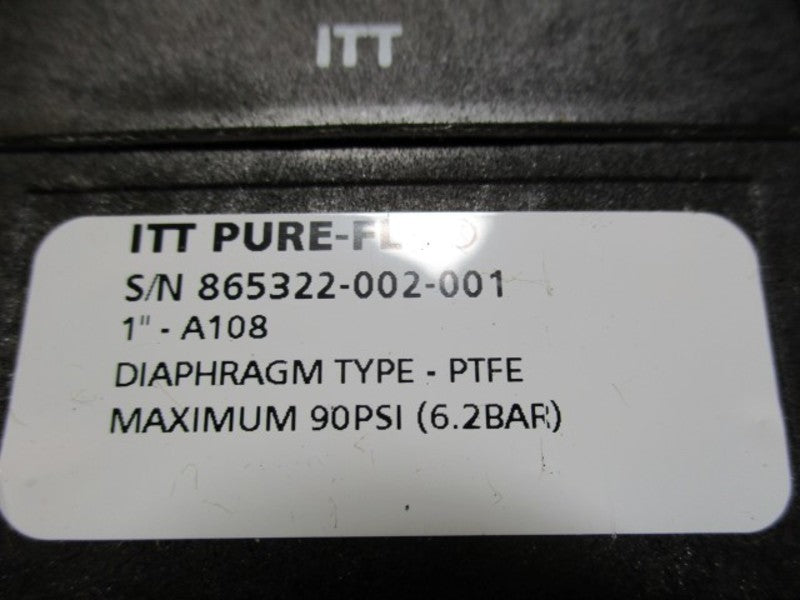 ITT PURE-FLO A108 1" NSMP