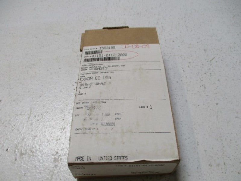 ROSEMOUNT 01151-0112-0002 NSNP