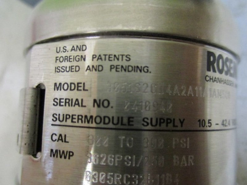 ROSEMOUNT 3051S2CD4A2A11A1AM5Q8 0305RC32B11B4 NSMP