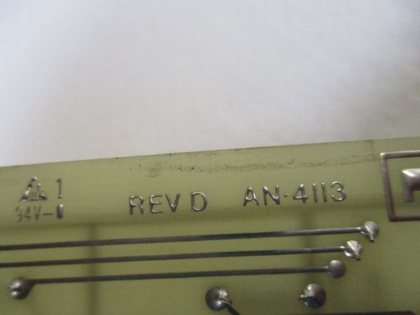 ROCHESTER INSTRUMENTS AN-4113 SELECTABLE REFLASH INPUT BOARD C-1035-828  UNMP
