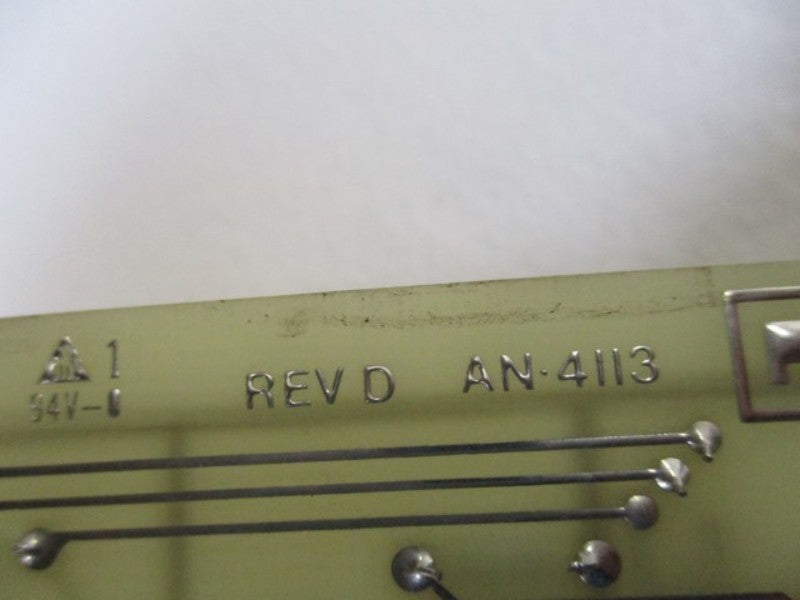 ROCHESTER INSTRUMENTS AN-4113 SELECTABLE REFLASH INPUT BOARD C-1035-828  UNMP