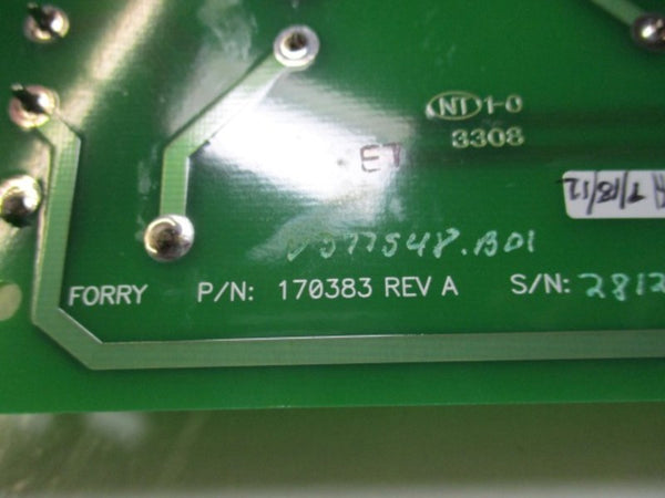 FORRY 170383 POWER BOARD ASSEMBLY  NSNP