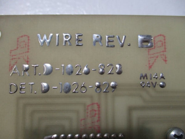 ROCHESTER INSTRUMENTS AN-4190 CIRCUIT BOARD D-1026-828  UNMP