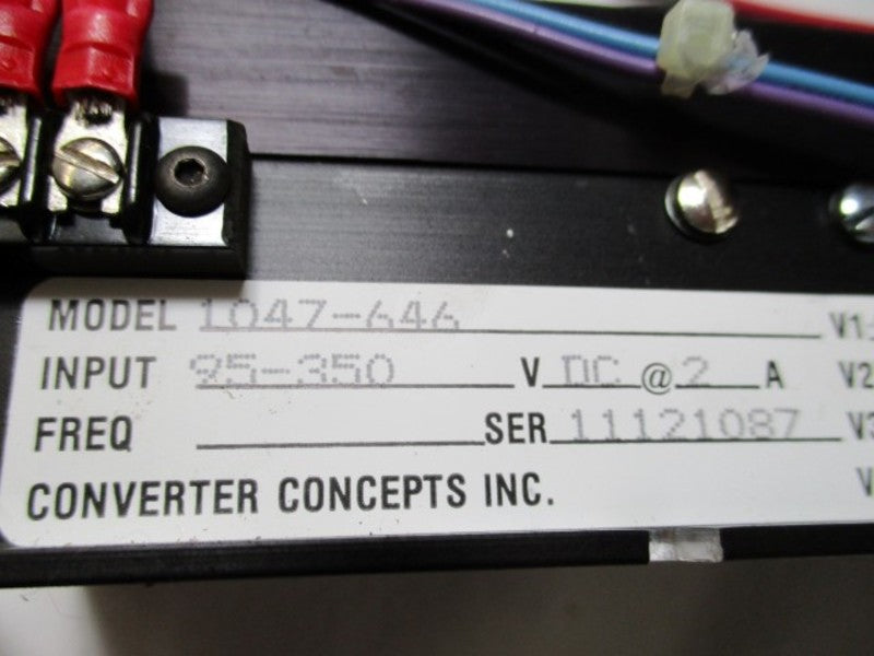 CONVERTER CONCEPTS 1047-646 POWER SUPPLY  UNMP