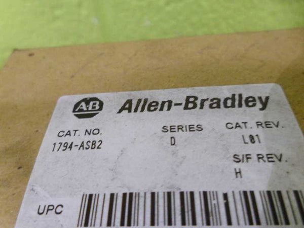ALLEN BRADLEY 1794-ASB2 SER. D F/W H DATE: 2006  NSFS