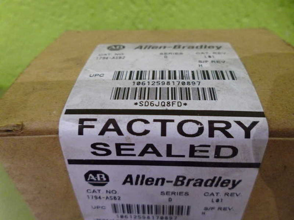ALLEN BRADLEY 1794-ASB2 SER. D F/W H DATE: 2006  NSFS