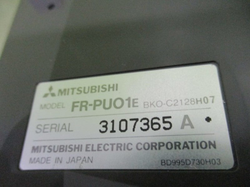 MITSUBISHI FR-PU01E PARAMETER UNIT INVERTER OPERATOR PANEL  NSMP