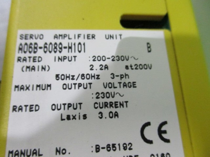 FANUC A06B-6089-H101 SERVO AMPLIFIER UNIT  NSNP