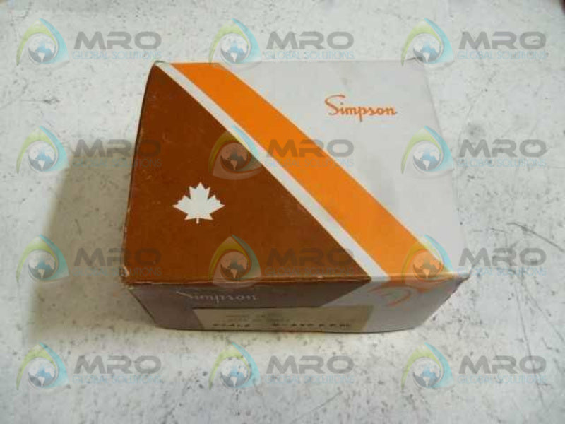SIMPSON MODEL 49SC 0-250 FPM PANEL METER  NSMP