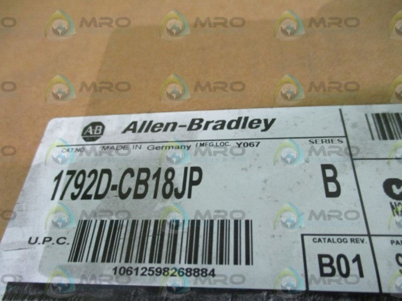 INDUSTRIAL SPARE PART DEVICENET 1792D-CB18JP SER. B BASE DATE: 2006 NSFS
