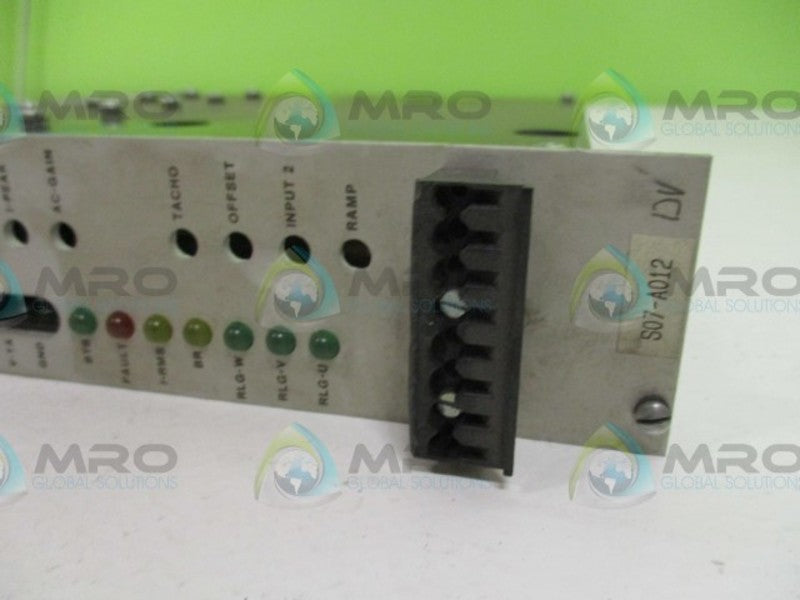 SEIDEL 60WKS-M240/03-PB SERVO CONTROL AMPLIFIER  UNMP