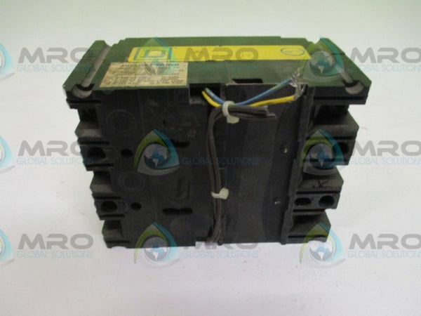 SQUARE D FAL36015-1590 CIRCUIT BREAKER 15A TRIP & AUXILIARY SWITCH  UNMP