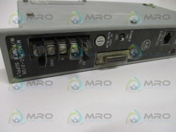 ALLEN BRADLEY 1772-LSP SER. A F/W F PROCESSOR WITH POWER SUPPLY  UNMP