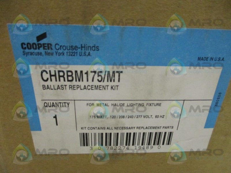 CROUSE-HINDS CHRBM175/MT BALLAST REPLACEMENT KIT  NSMP