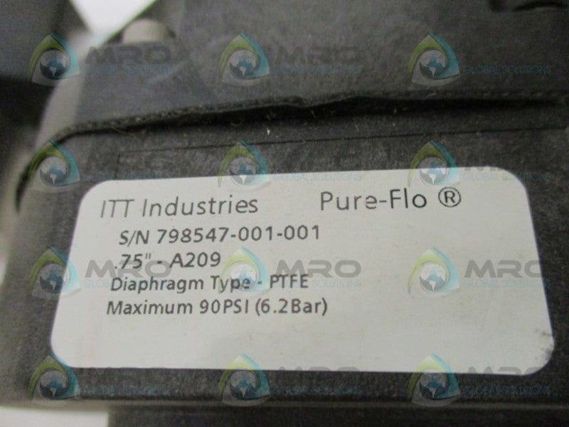 ITT PURE-FLO .75-F-419-6-0-0-TM17-36-M7-A209-HW9-SP2Z-SV8-V2-SQDB  NSNP