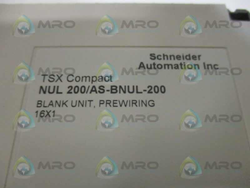 SCHNEIDER AEG TSX COMPACT NUL200/AS-BNUL-200 (MISSING TERMINAL)  NSMP