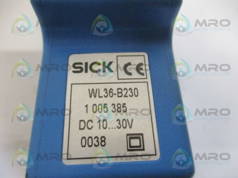 SICK WL36-B230 1005385 PHOTOELECTRIC SENSOR  UNMP
