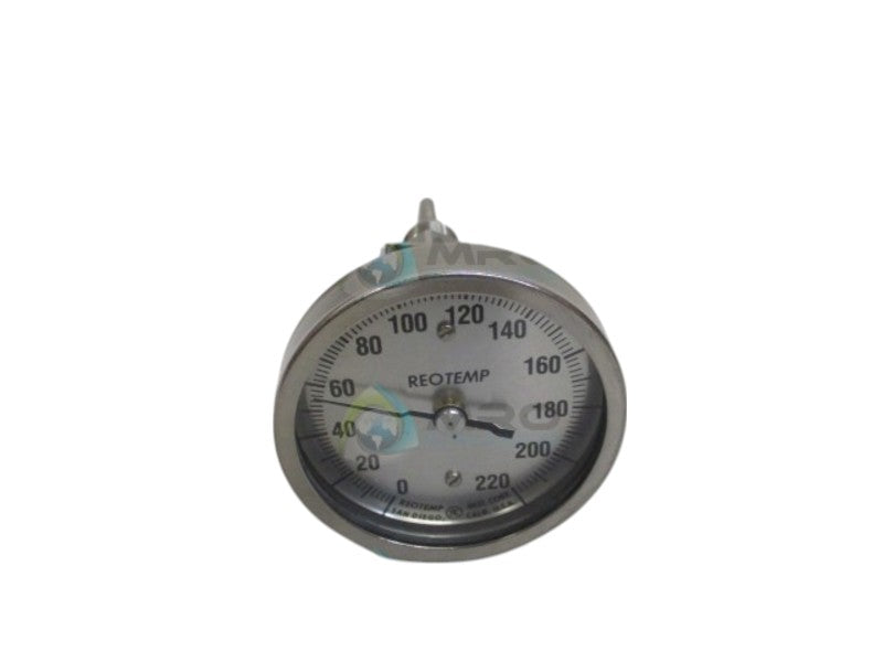 REOTEMP LL/02/01/F45 BIMETAL THERMOMETER 0-220F 2-1/2" STEM  NSNP