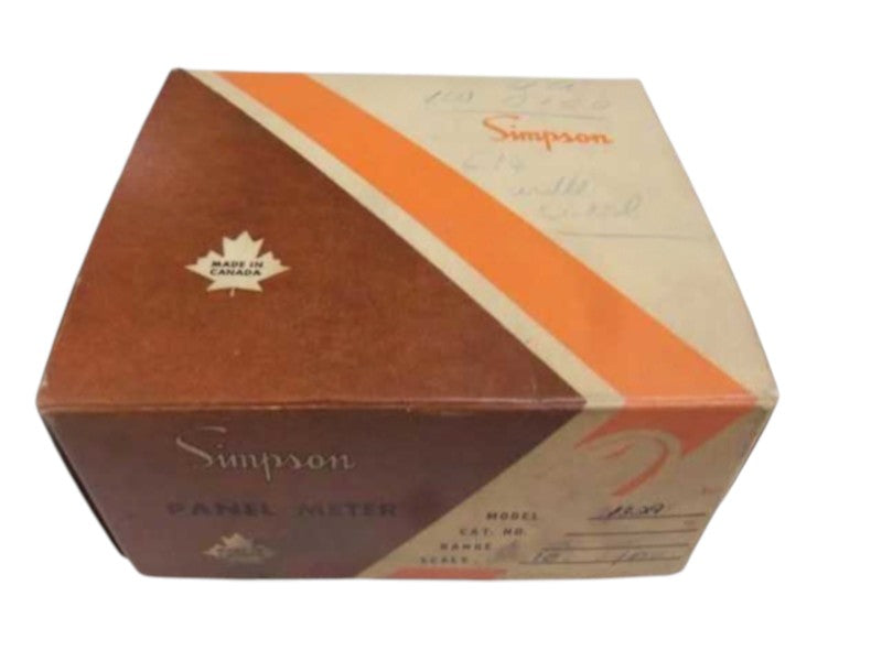 SIMPSON MODEL 1329MC TOLERANCE IN INCHES PANEL METER  NSMP