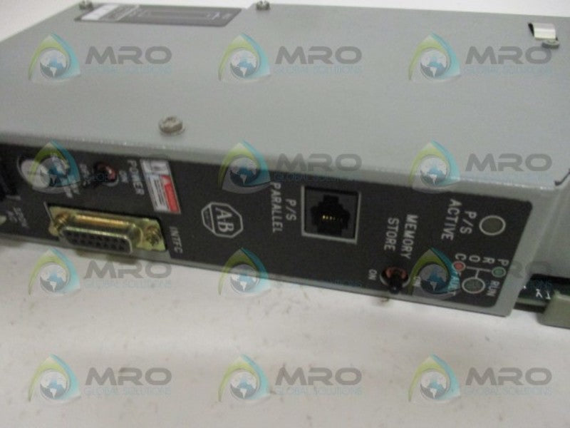ALLEN BRADLEY 1772-LSP SER. A F/W H PROCESSOR MODULE  NSMP