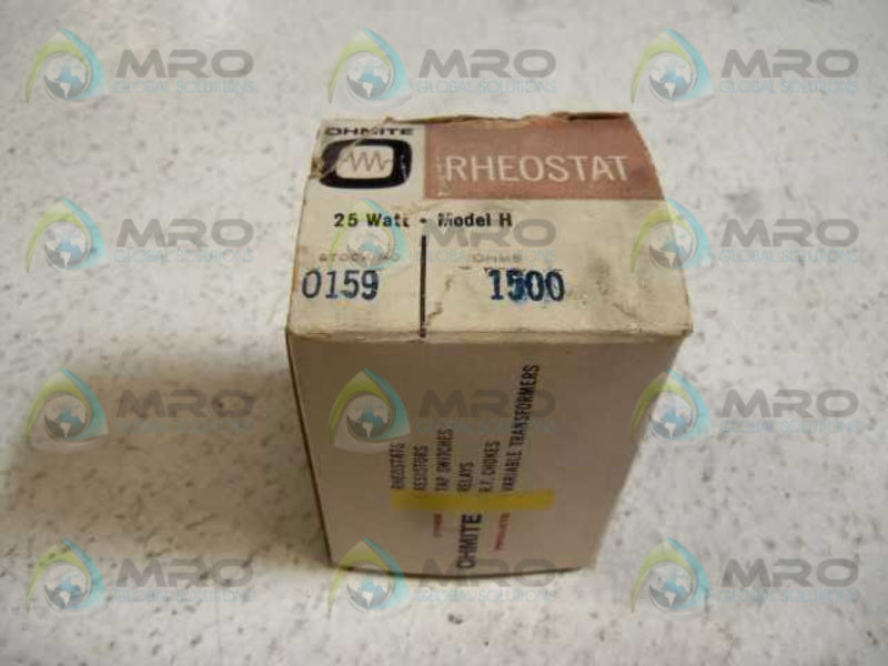 OHMITE 0159 RHEOSTAT  NSMP