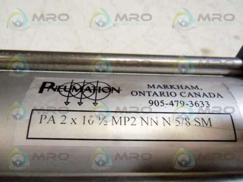 PNEUMATION PA-2X10-1/2-MP2-NN-N-5/8-SM CYLINDER  UNMP