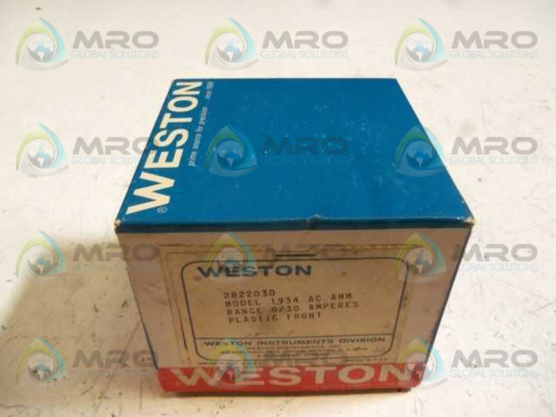 WESTON MODEL 1934 0-30 AC AMPERES PANEL METER  NSMP