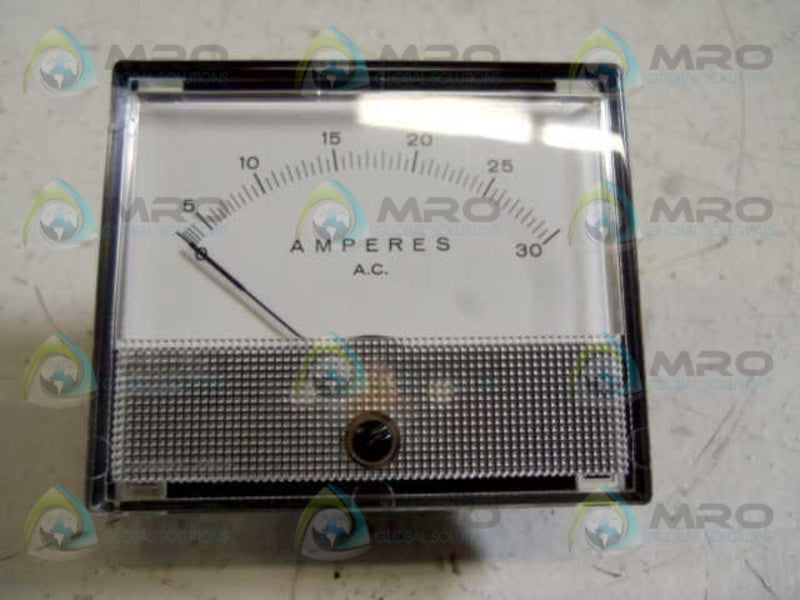 WESTON MODEL 1934 0-30 AC AMPERES PANEL METER  NSMP