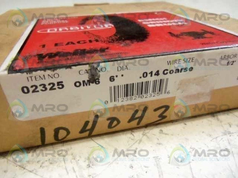 ORBITOR OM-6 BENCH GRINDER BRUSH 02325  NSMP
