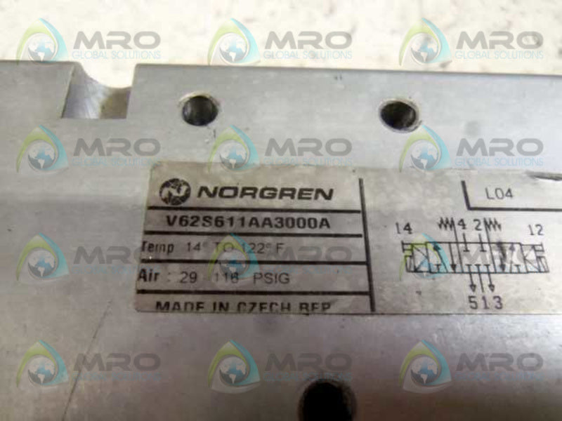 NORGREN V62S611AA3000A  UNMP