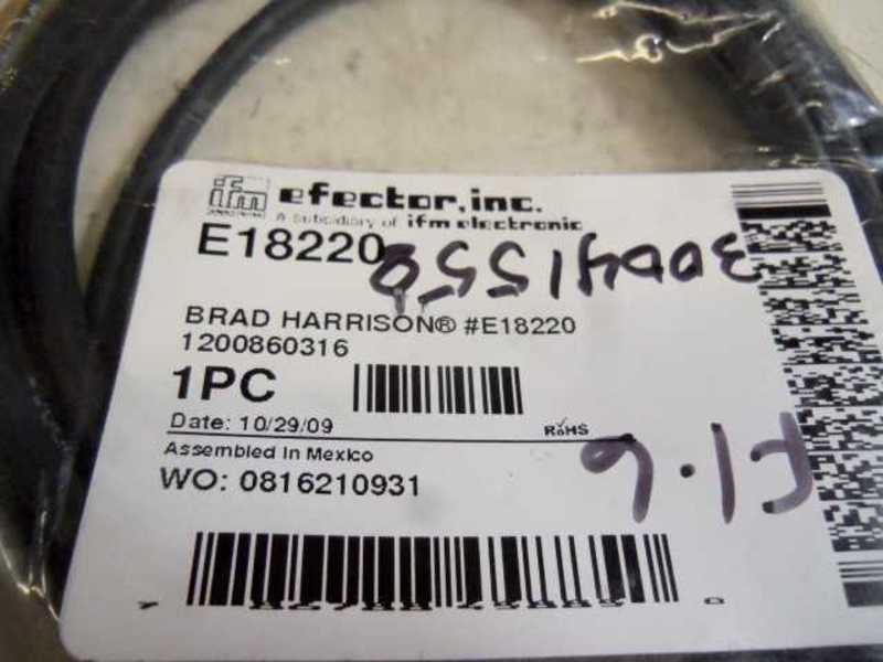 IFM EFECTOR E18220 SENSOR CONNECTOR  NSMP