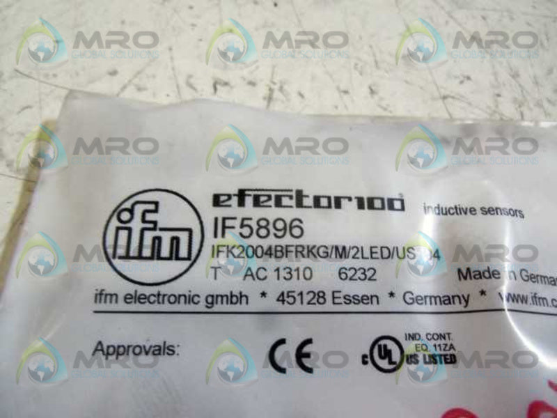 IFM EFECTOR IF5896 INDUCTIVE PROXIMITY SENSOR  NSMP