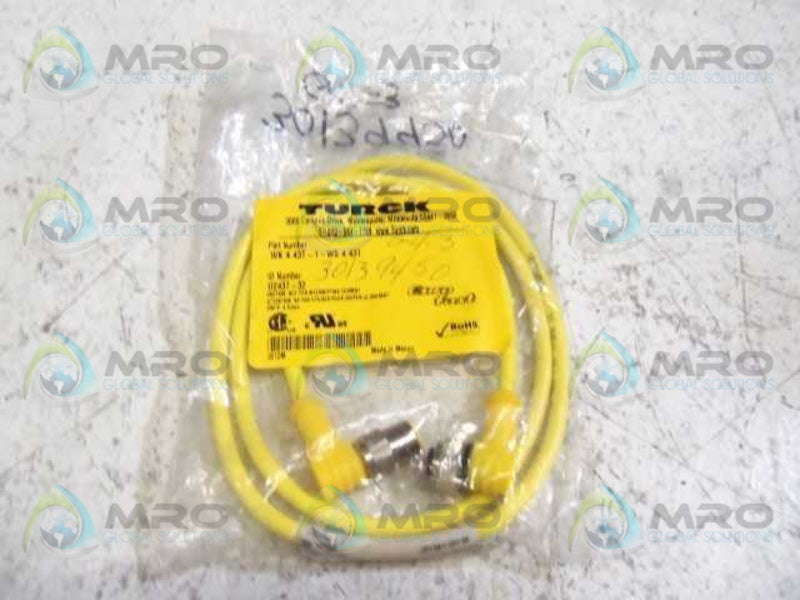TURCK WK 4.43T-1-WS 4.43T EUROFAST MOLDED CORDSET  NSMP