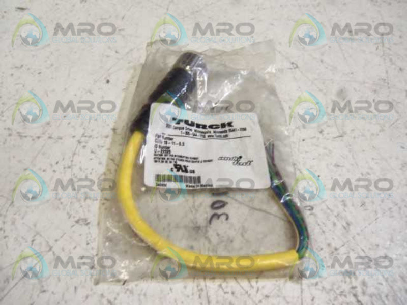 TURCK CKM 19-11-0.3 MULTIFAST MOLDED CORDSET  NSMP