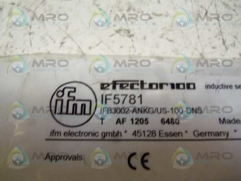 IFM EFECTOR IF5781 IFB3002-ANKG/US-100-DNS SENSOR  NSMP