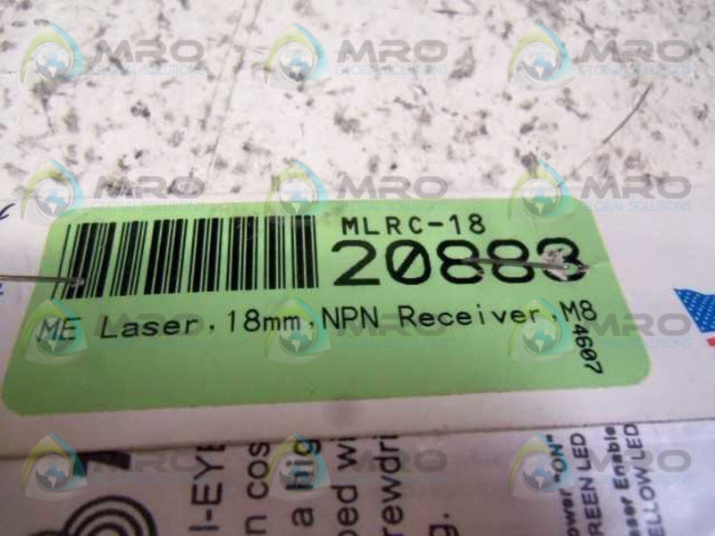TRI-TRONICS MLRC-18 PHOTOELECTRIC SENSOR 20888  NSMP