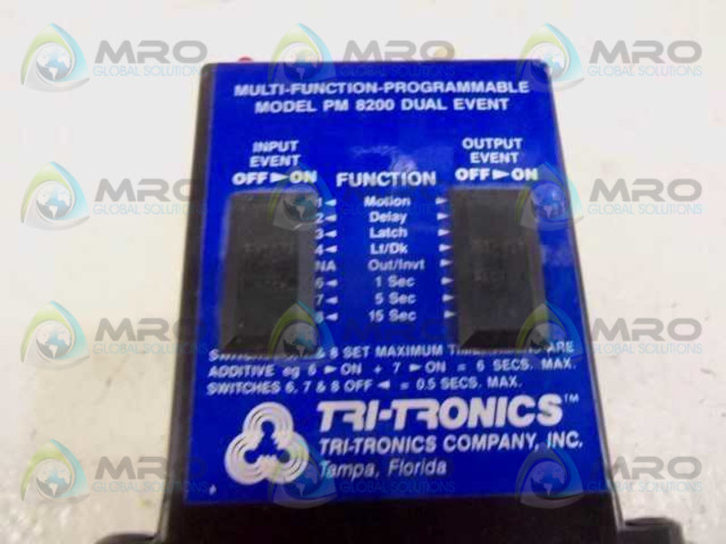TRI-TRONICS PM8200 PROGRAMMABLE CONTROLLER  UNMP