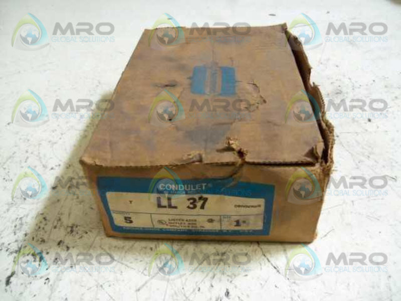 LOT OF 5 CROUSE-HINDS LL37 1" CONDUIT OUTLET BODY NSMP