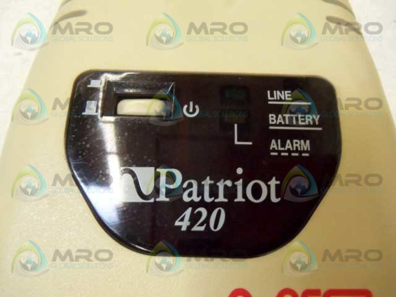 BEST POWER TECHNOLOGY PATRIOT 420 SMT420B BACK UP BATTERY  UNMP