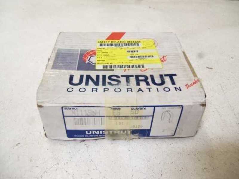 LOT OF 50 UNISTRUT N1119NH (EG) CONDUIT CLAMPS  NSMP