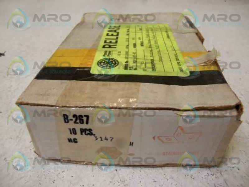 LOT OF 10 B-LINE B-267 STAINLESS STEEL FITTINGS  NSMP