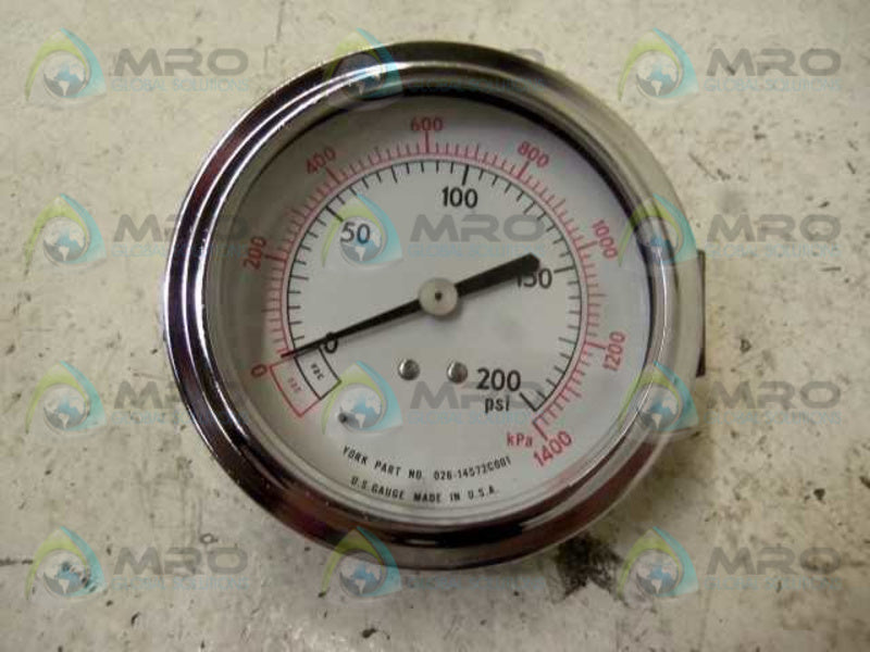 YORK 026 14572 001 PRESSURE GAUGE  NSMP