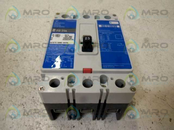 WESTINGHOUSE FD3025VL CIRCUIT BREAKER 25A  NSMP