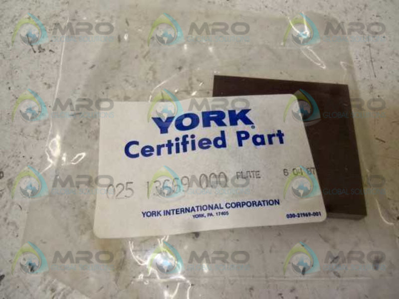 YORK 025 13669 000  NSMP