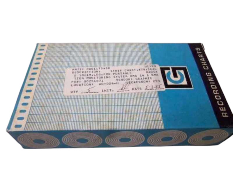LOT OF 5 GRAPHIC CONTROLS 563069 RECORDING CHARTS 10-1M NSMP