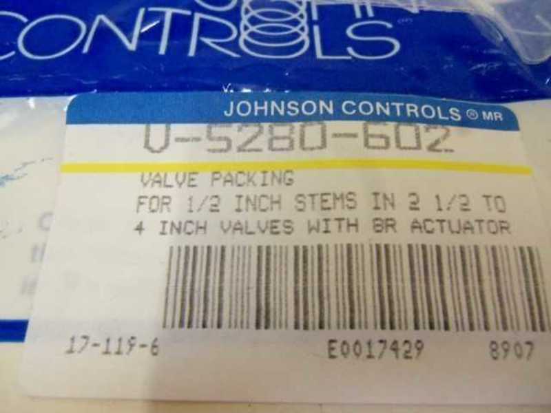 JOHNSON CONTROLS U-5280-602 RE-PACK KIT NSMP